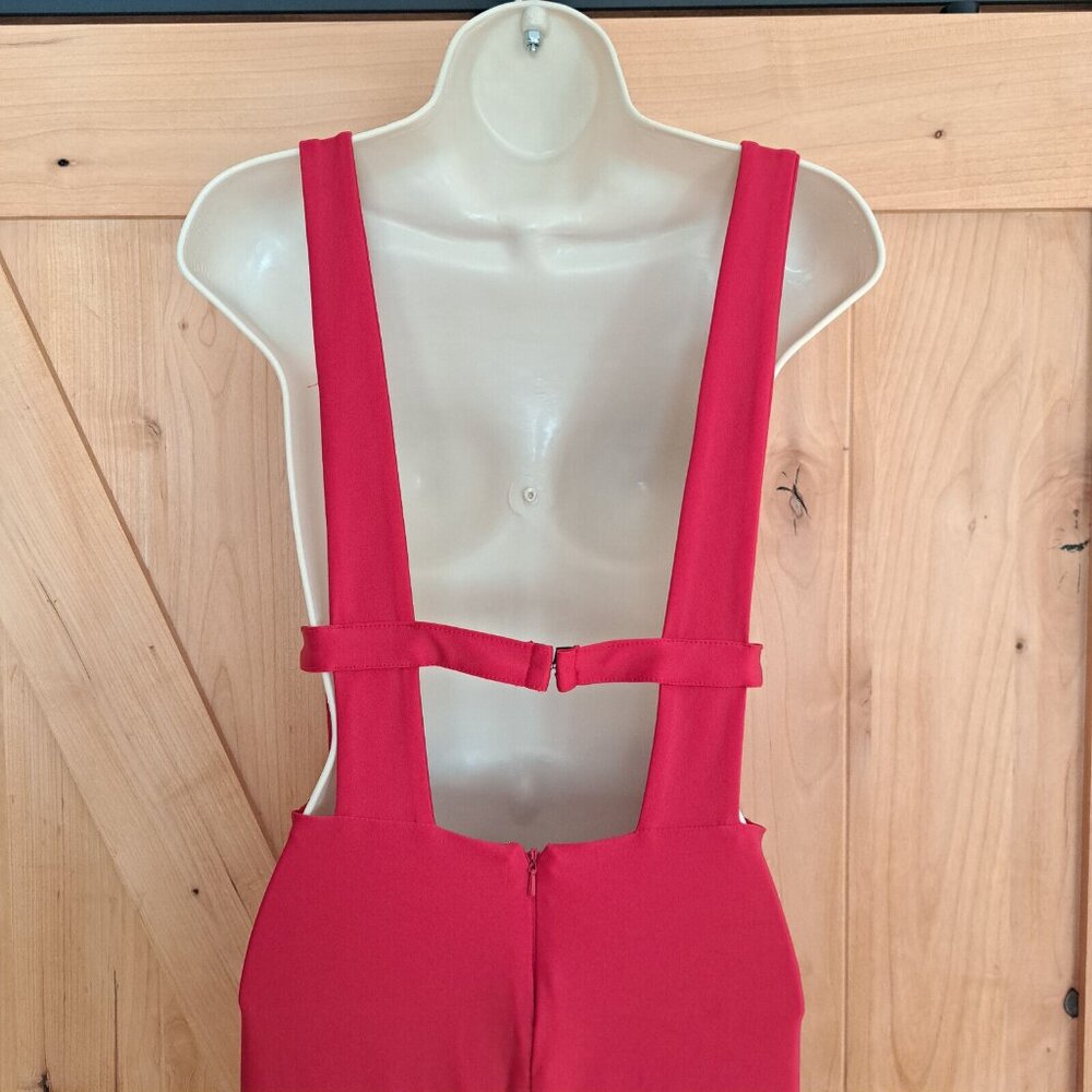 Atria Red Mermaid Prom Dress Gown S Cutout Backless Formal 6539H 4 6 Horsetail - Picture 5 of 10